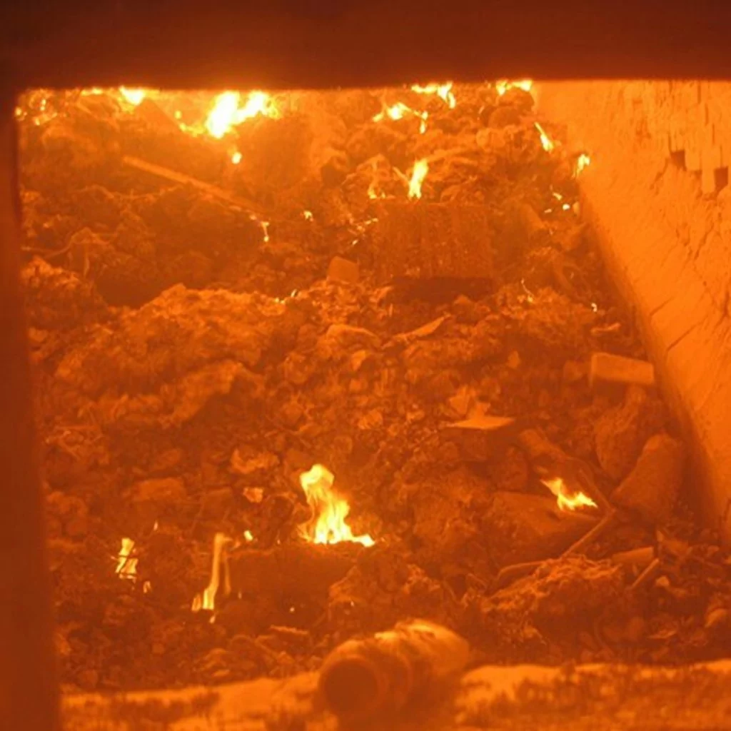 бездымная печь для сжигания мусора