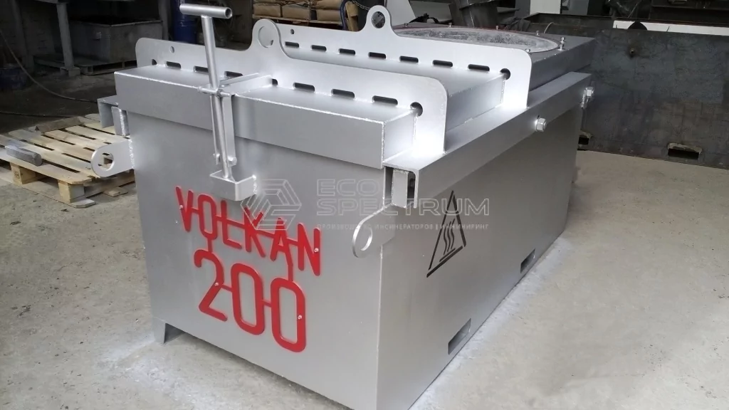 Устройство инсинератора для утилизации биологических отходов