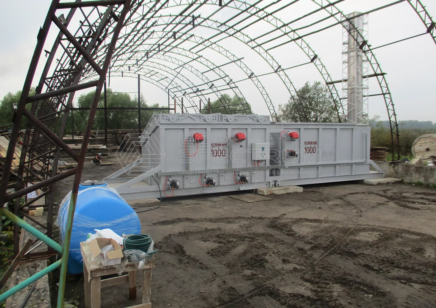 Утилизация отходов на мусорных полигонах с использованием инсинератора