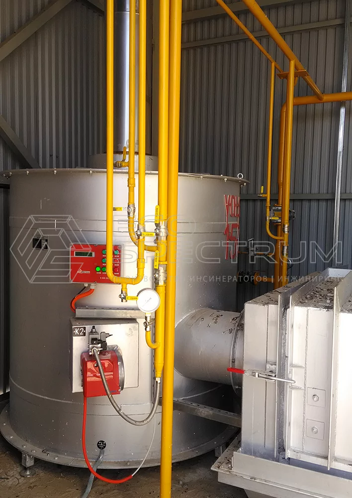 Производственные отходы – утилизации мусора в инсинераторе