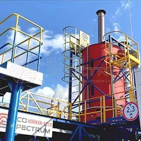 Роторный инсинератор HURIKAN 1000 R