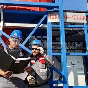 Роторный инсинератор HURIKAN 1000 R
