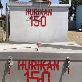 Сжигание мусора в инсинераторной установке HURIKAN (УРАГАН) 150