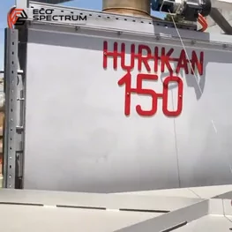 Проведены испытания в условиях полигона на установках HURIKAN (УРАГАН) 150, HURIKAN (УРАГАН) 1000, VOLKAN (ВУЛКАН) 200