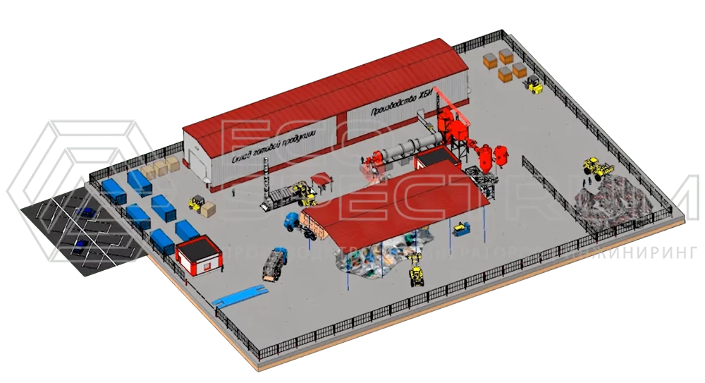 Комплекс термической утилизации отходов, разработанный профессионалами производственно-инжиниринговой компании Эко-Спектрум