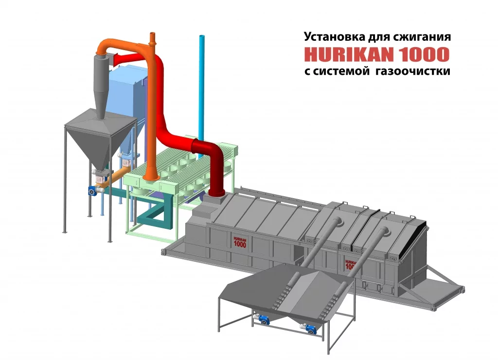 система газоочистки отходящих газов