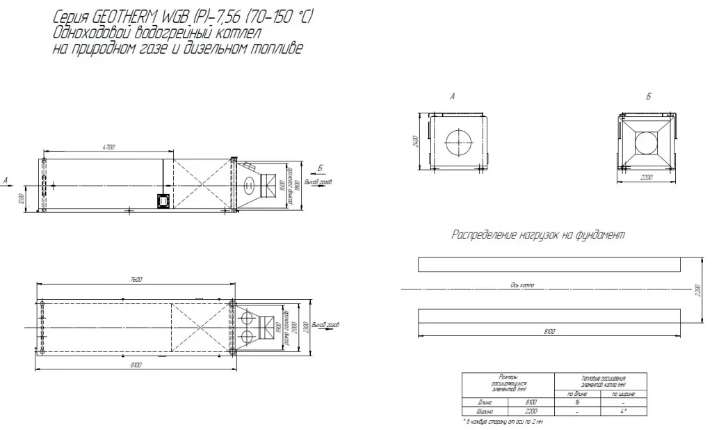 Водогрейный котёл GEOTHERM WGB (P) 7,56 Водогрейный котёл GEOTHERM WGB (P) 7,56