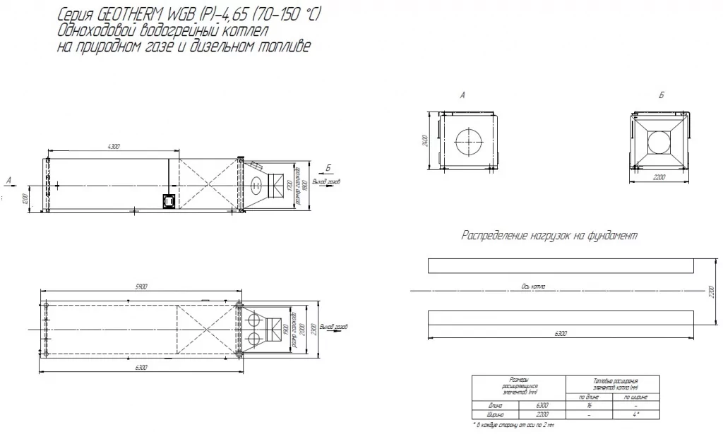 Котёл GEOTHERM WGB (P)-4,65 Котёл GEOTHERM WGB (P)-4,65