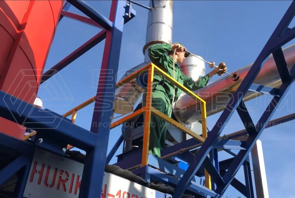 Замеры у оборудования Эко-Спектрум - HURIKAN 1000 R