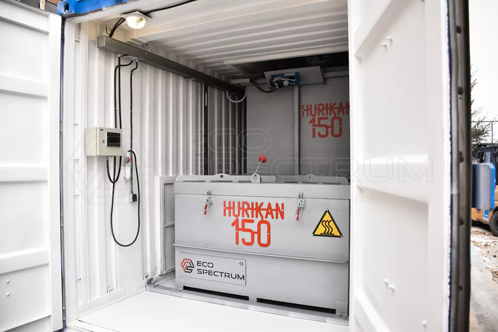 Установка термической утилизации отходов HURIKAN 150