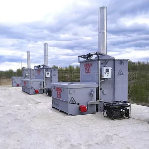 Инсинераторы серии HURIKAN 150 в проекте ГАЗПРОМ 2